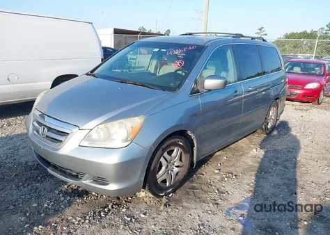 2006 Honda Odyssey Ex-L из США, поврежденный, VIN 5FNRL38606B020672